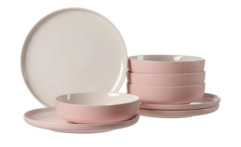 Ritzenhoff & Breker Tafelservice, 8-teilig  Jasper ¦ rosa/pink ¦ Steinzeug Geschirr > Geschirrsets > Tafelservice - Höffner