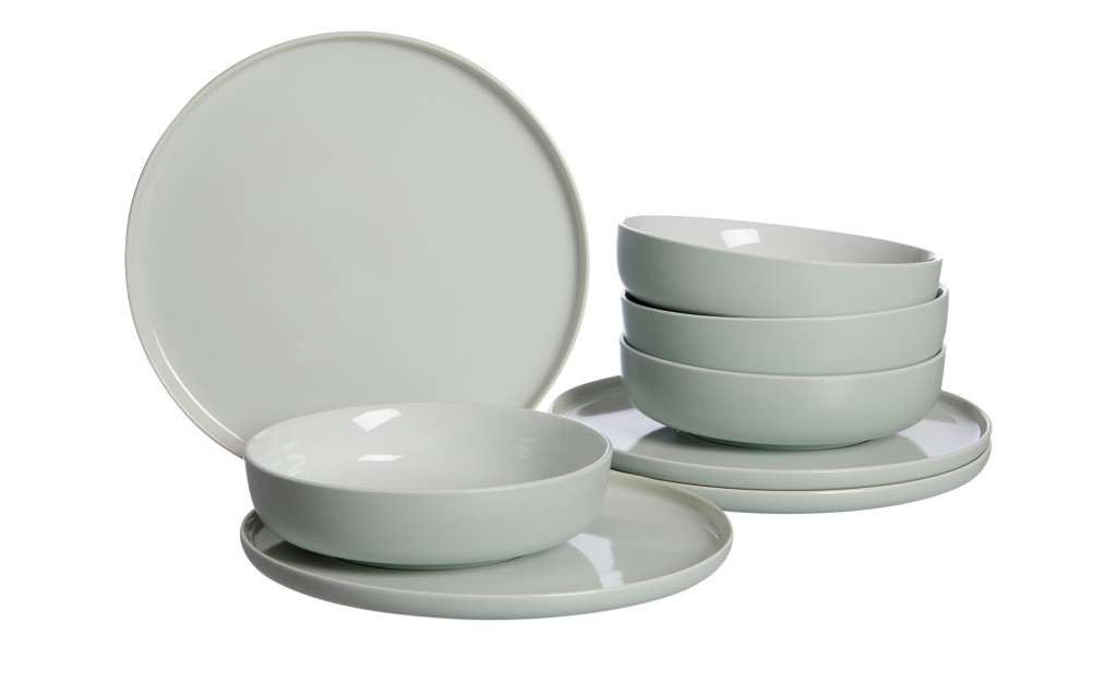 Ritzenhoff & Breker Tafelservice, 8-teilig  Jasper ¦ türkis/petrol ¦ Steinzeug Geschirr > Geschirrsets > Tafelservice - Höffner