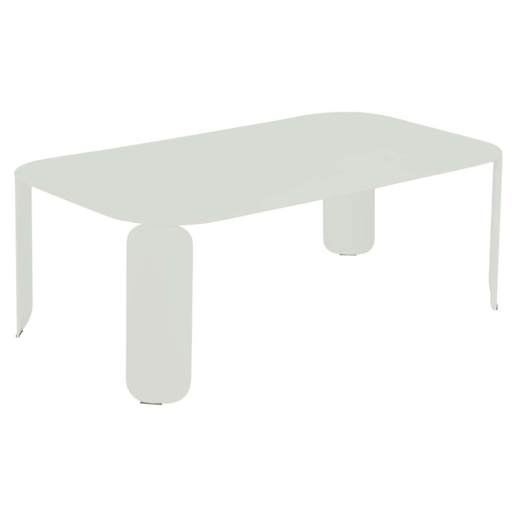 Fermob - Bebop Tisch rechteckig H 42 cm - Lehmgrau A5 - indoor