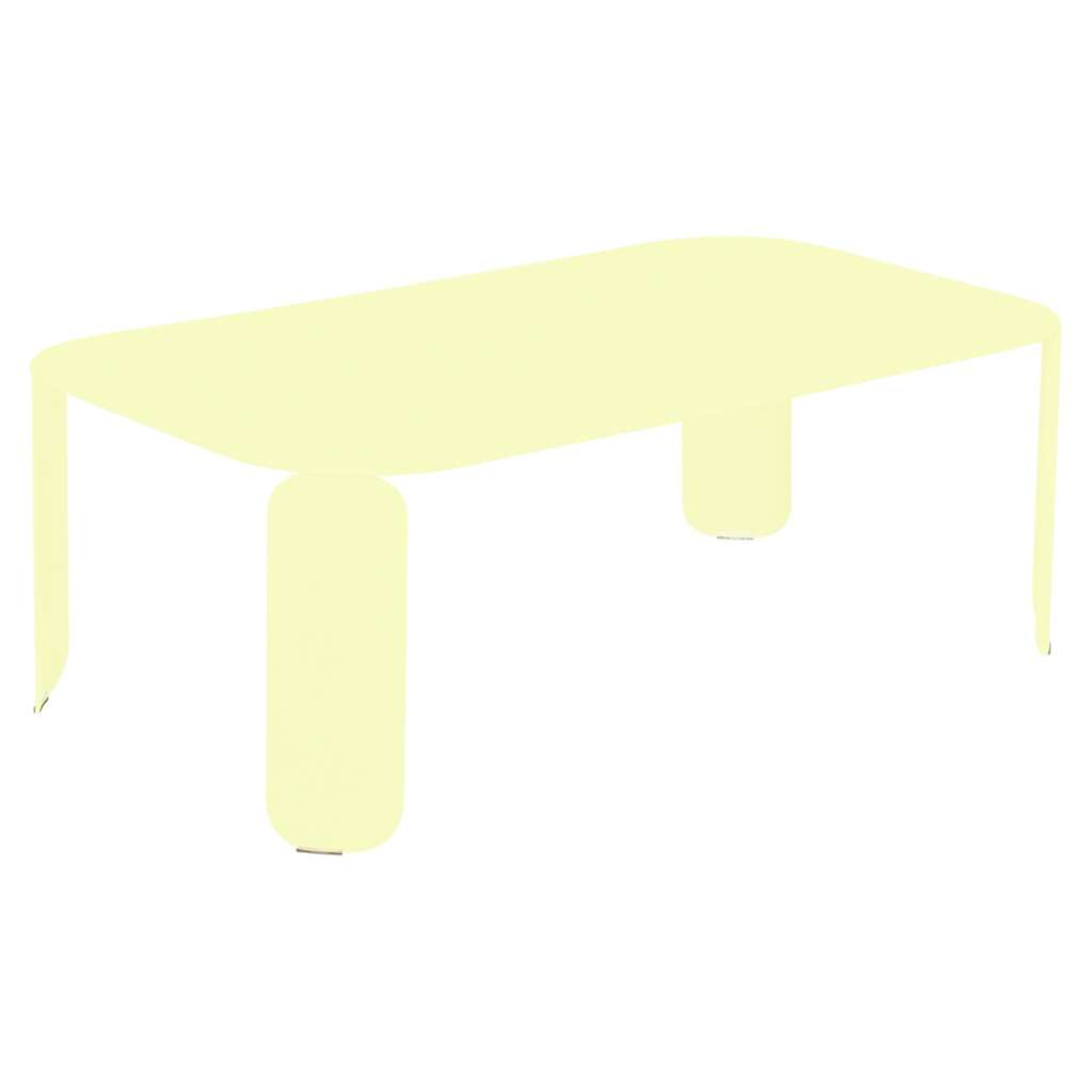 Fermob - Bebop Tisch rechteckig H 42 cm - Zitronensorbet A6 - indoor
