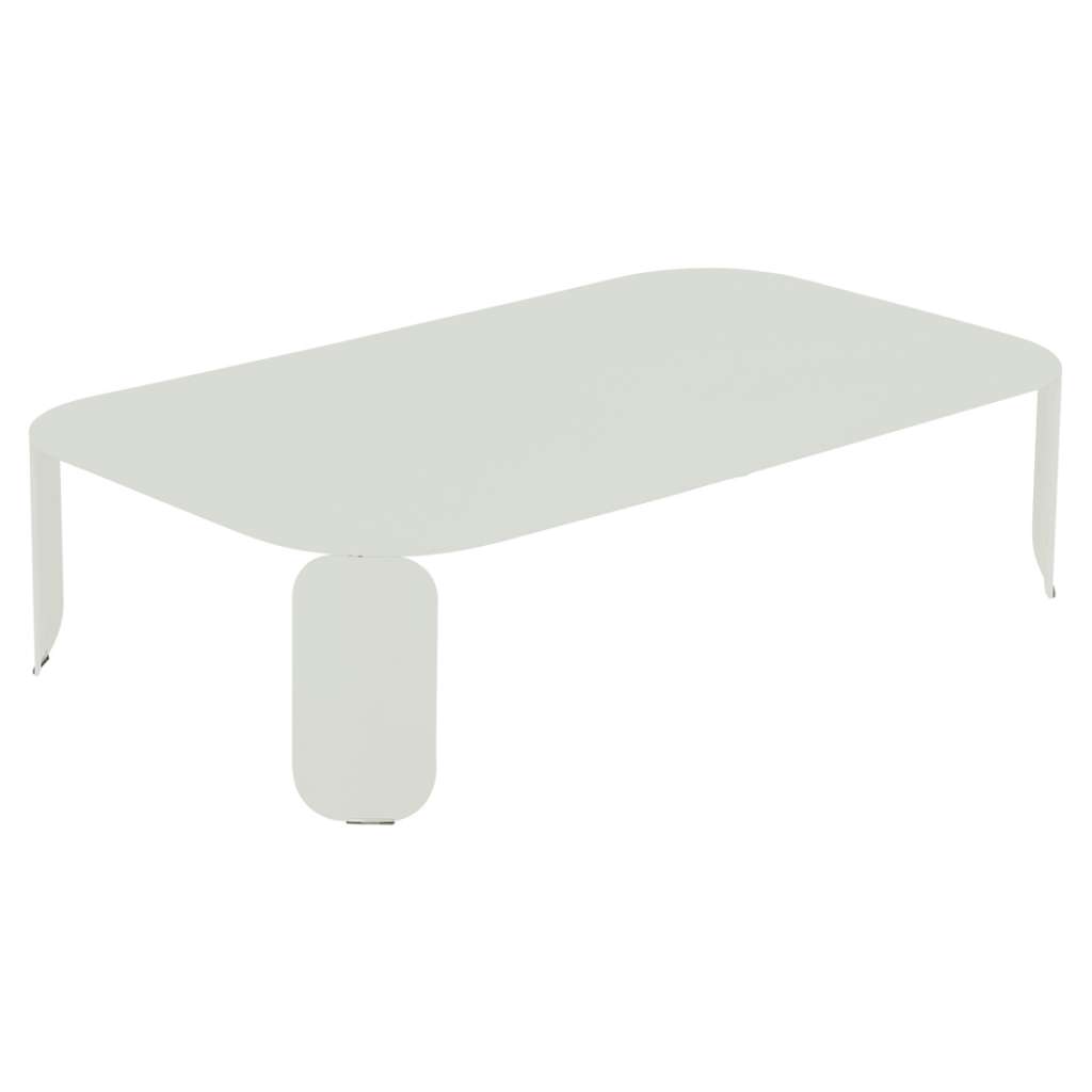 Fermob - Bebop Tisch rechteckig H 29 cm - Lehmgrau A5 - indoor