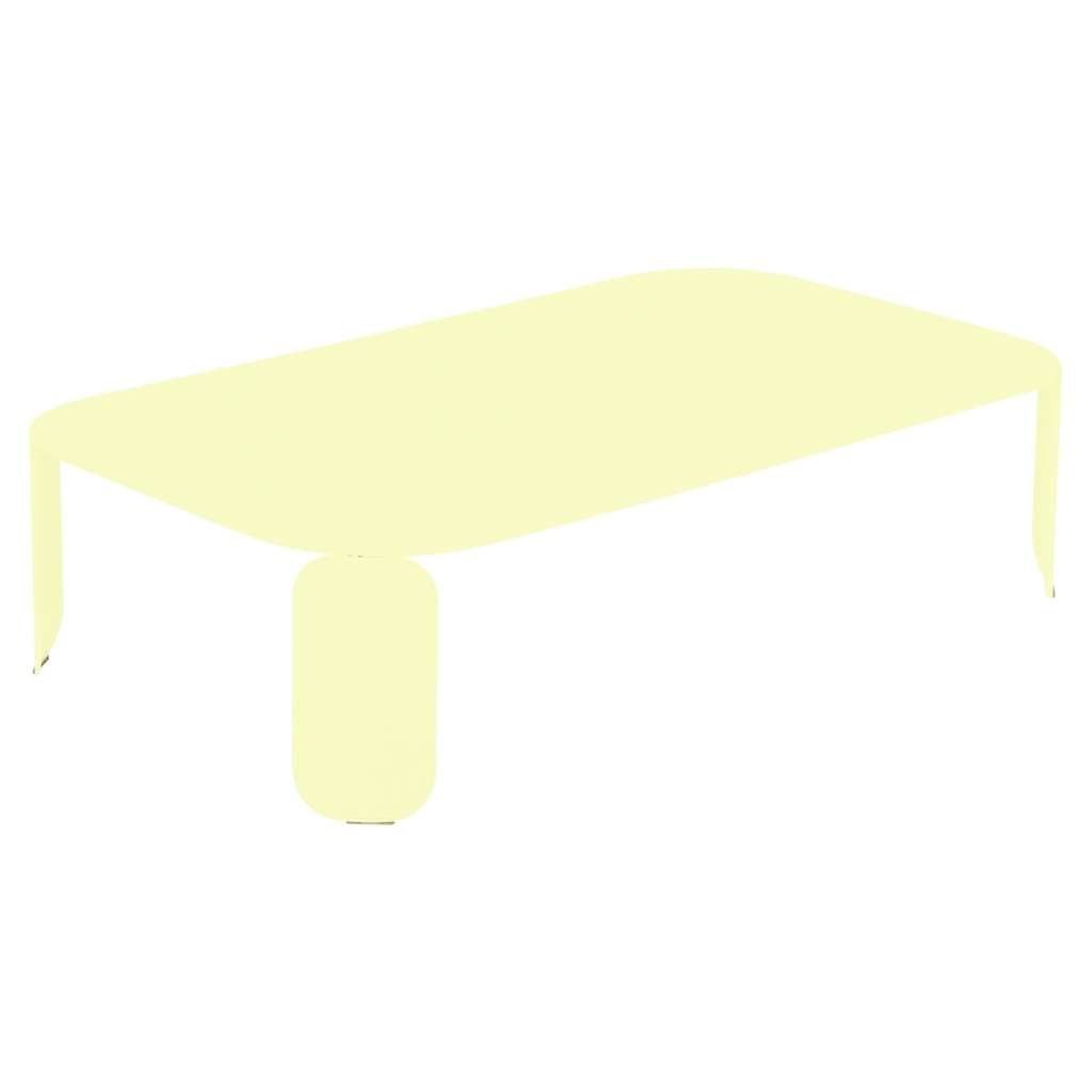 Fermob - Bebop Tisch rechteckig H 29 cm - Zitronensorbet A6 - indoor