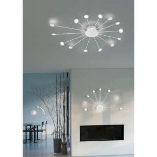 home24 LED-Deckenleuchte Peacock