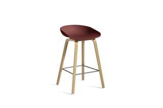 HAY - About a Stool AAS 32 - brick - 85 cm - waterbased laque - Fußbank schwarz - indoor