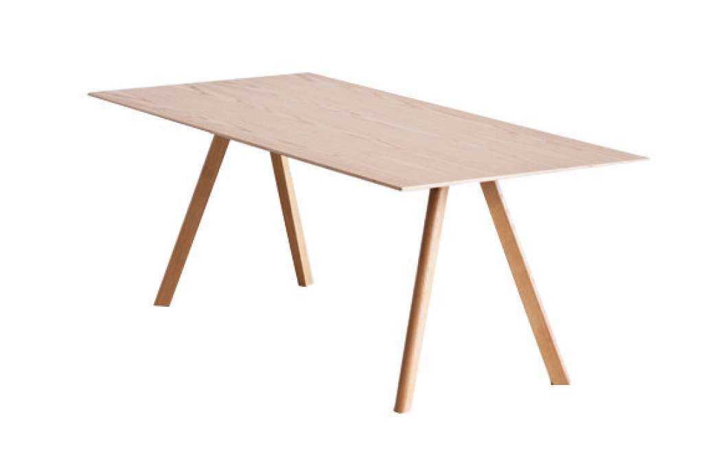 HAY - Copenhague CPH30 Stehtisch - Eiche waterbased lack - Gestell waterbased laquer - 200 x 80 cm - indoor