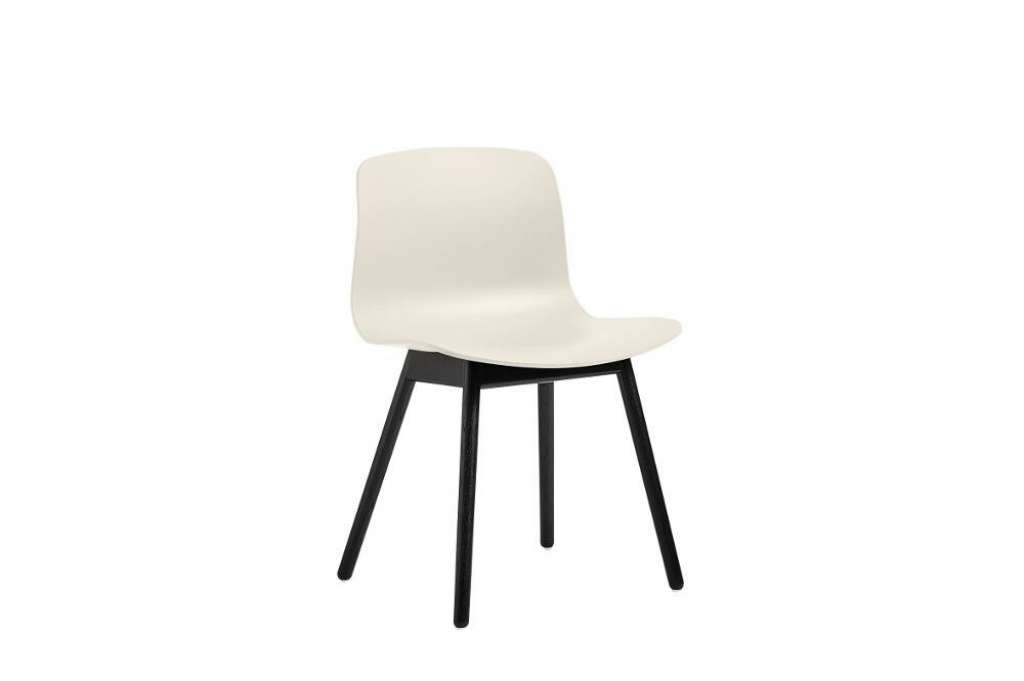 HAY - About a Chair AAC 12 - weiß 10 - waterbased black laquer - indoor