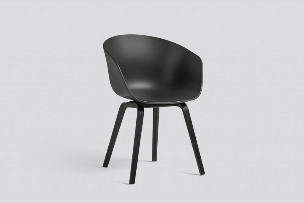 HAY - About a Chair AAC 22 - helles Schwarz - waterbased black laquer - indoor