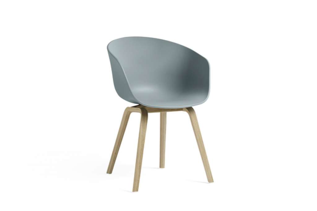 HAY - About a Chair AAC 22 - Dusty Blue - waterbased laquer - indoor