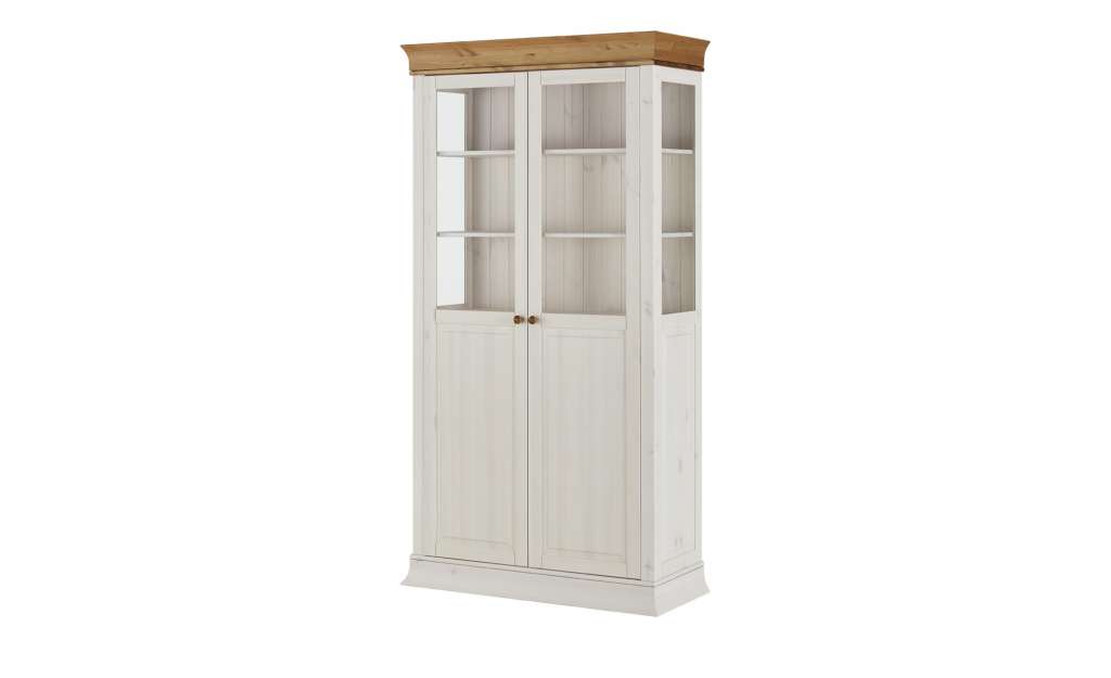Vitrine  Bornholm ¦ weiß Kommoden & Sideboards > Vitrinen - Höffner