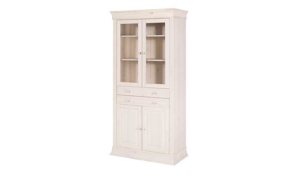 Vitrine   Bornholm ¦ weiß Kommoden & Sideboards > Vitrinen - Höffner