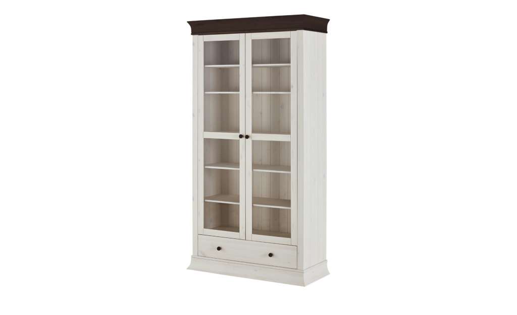 Vitrine  Bornholm ¦ weiß Kommoden & Sideboards > Vitrinen - Höffner