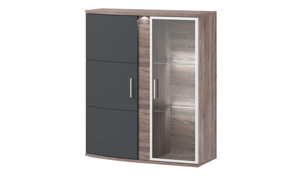 uno Hängevitrine  Onyx ¦ grau Kommoden & Sideboards > Vitrinen - Höffner