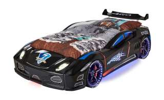 Autobett schwarz Black Eagle ¦ schwarz Kindermöbel > Kinderbetten - Höffner