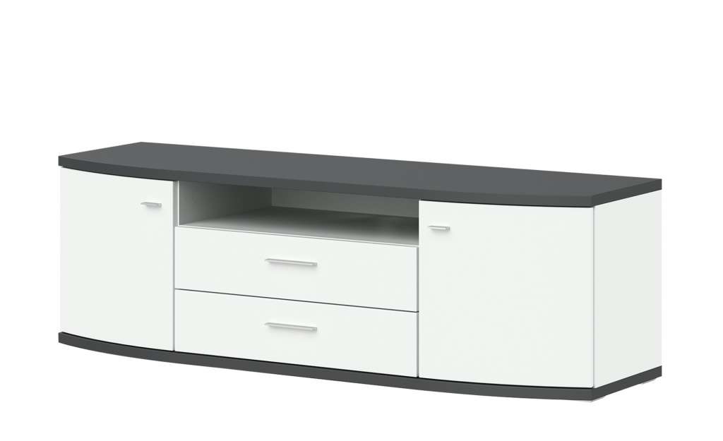 uno Lowboard  Gabbro ¦ weiß Kommoden & Sideboards > Lowboards - Höffner