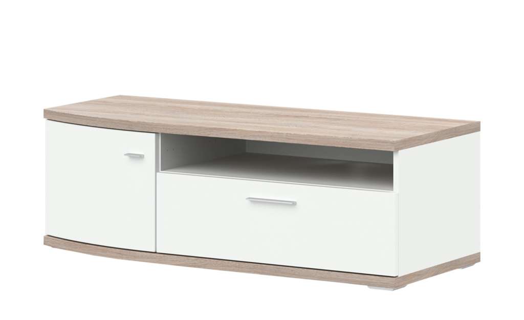 uno Lowboard  Gabbro ¦ weiß Kommoden & Sideboards > Lowboards - Höffner