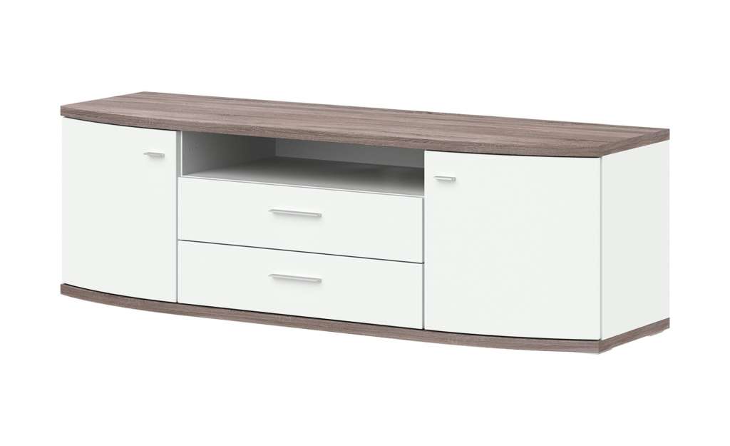 uno Lowboard  Gabbro ¦ weiß Kommoden & Sideboards > Lowboards - Höffner