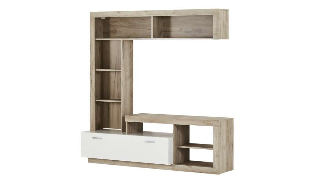 Wohnwand  Portuense ¦ holzfarben Wohnwände - Höffner