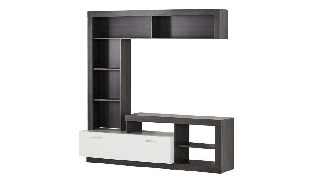 Wohnwand  Portuense ¦ schwarz Wohnwände - Höffner