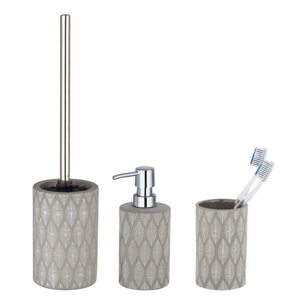 home24 Bad-Accessoire-Set Tupian (3-teilig)