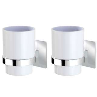 home24 Zahnputzbecher Quadro (2er-Set)
