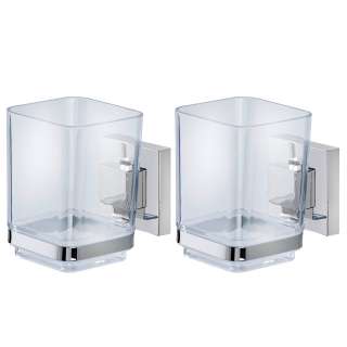 home24 Zahnputzbecher Quadro (2er-Set)
