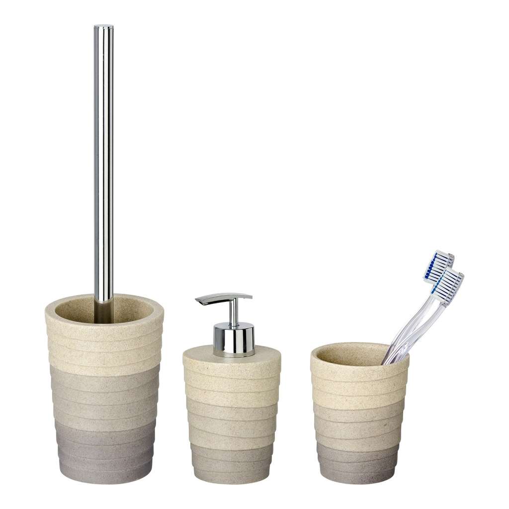 home24 Bad-Accessoire-Set Cuzco (3-teilig)