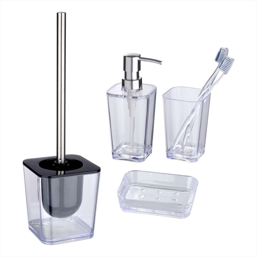 home24 Bad-Accessoire-Set Candy (4-teilig)