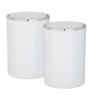 home24 Schwingdeckeleimer Inca 5L (2er-Set)