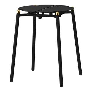 AYTM - Novo Hocker - schwarz/gold - indoor