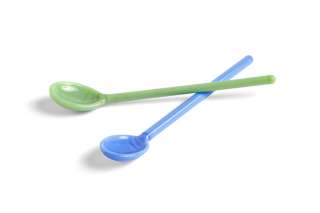 HAY - Glas Spoons Löffel 2er Set - mono - indoor