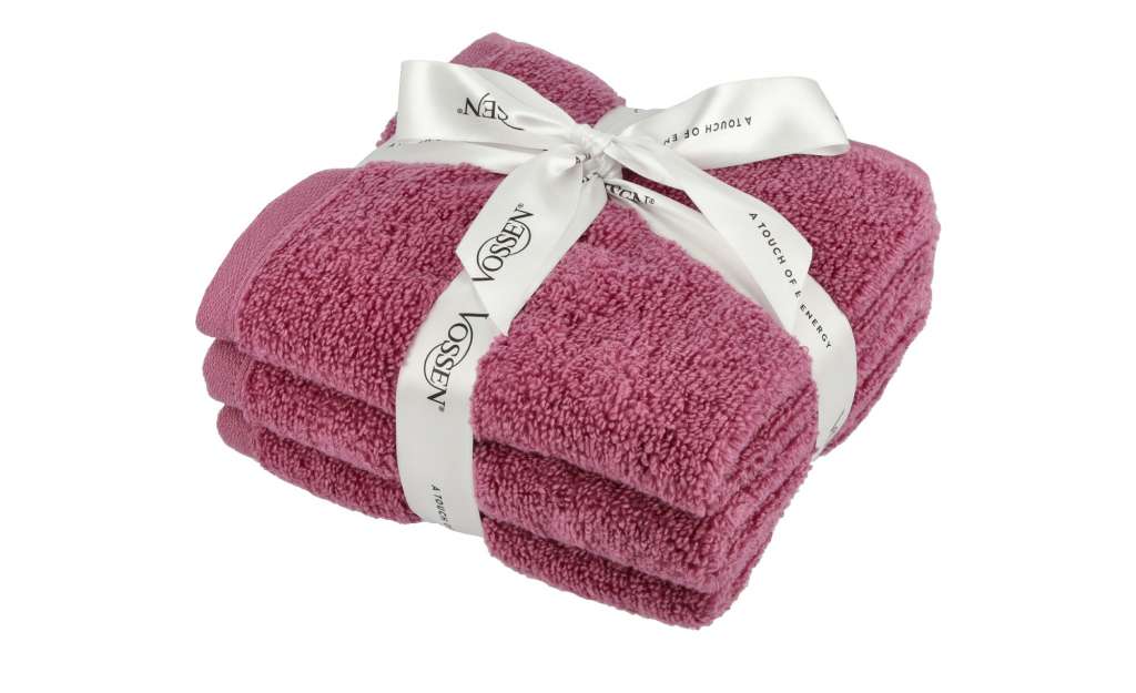 VOSSEN Gästetuch, 3er-Set  Smart Towel ¦ lila/violett ¦ 100% Baumwolle Badtextilien und Zubehör > Handtücher & Badetücher > Gästetücher - Höffner