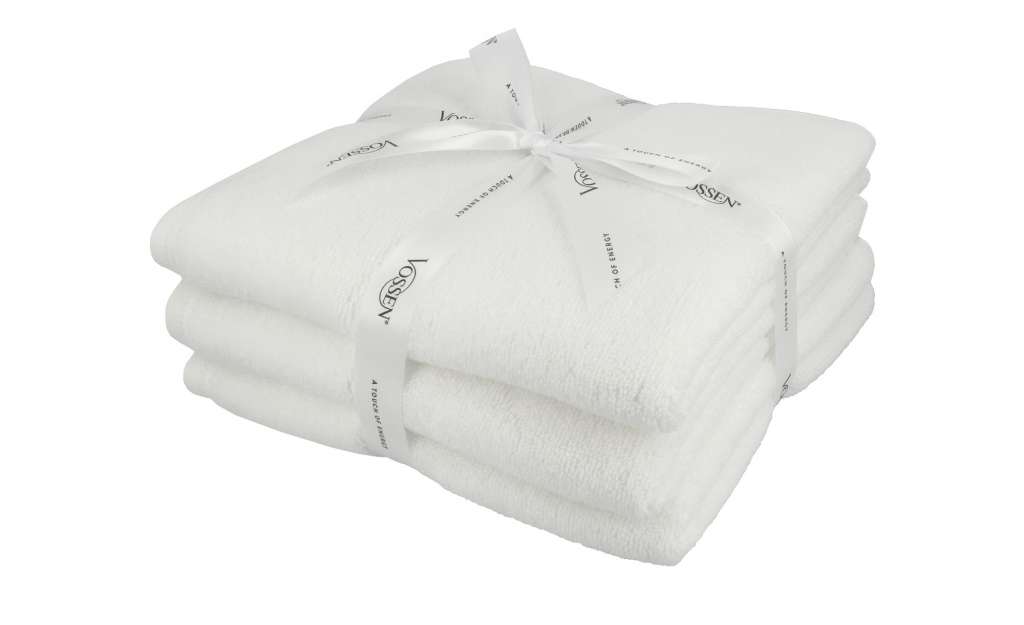 VOSSEN Handtuch, 3er-Set  Smart Towel ¦ weiß ¦ 100% Baumwolle Badtextilien und Zubehör > Handtücher & Badetücher > Handtücher - Höffner