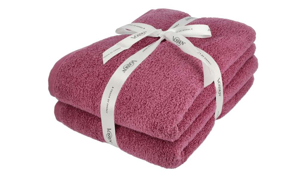 VOSSEN Duschtuch, 2er-Set  Smart Towel ¦ lila/violett ¦ 100% Baumwolle Badtextilien und Zubehör > Handtücher & Badetücher > Handtücher - Höffner