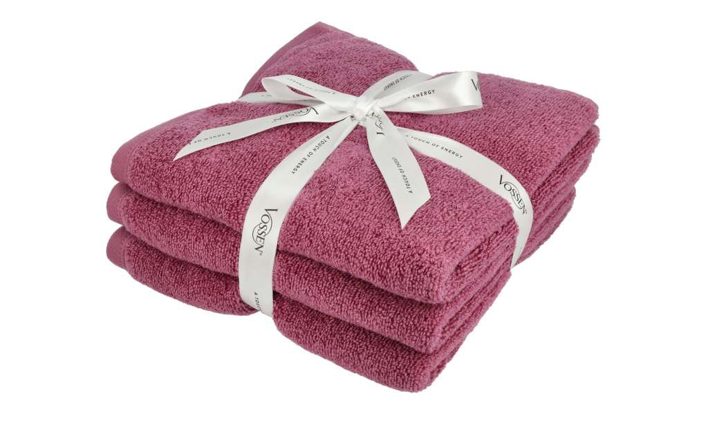 VOSSEN Handtuch, 3er-Set  Smart Towel ¦ lila/violett ¦ 100% Baumwolle Badtextilien und Zubehör > Handtücher & Badetücher > Handtücher - Höffner
