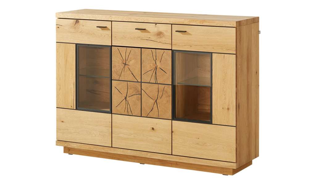 Gray & Jones Highboard  Dakota ¦ holzfarben Kommoden & Sideboards > Highboards - Höffner