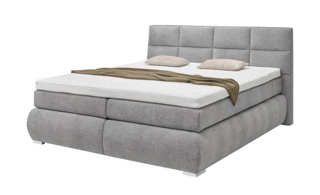 uno Boxspringbett  Pembroke ¦ grau Betten > Boxspringbetten > Boxspringbetten 180x200 - Höffner