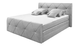 Boxspringbett  Calgary 2 ¦ grau Betten > Boxspringbetten > Boxspringbetten 180x200 - Höffner