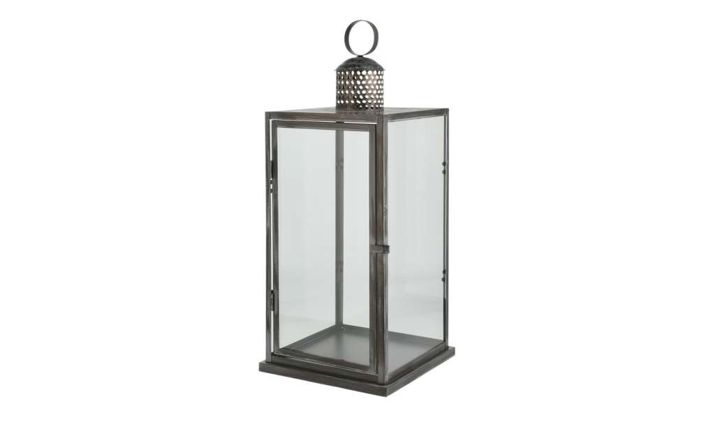 Laterne ¦ braun ¦ Metall, Glas Dekoration > Laternen & Windlichter - Höffner