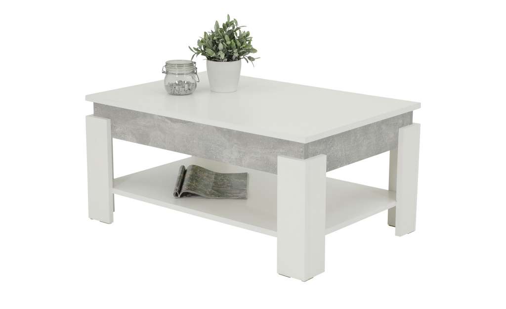 Couchtisch  Theo ¦ weiß Tische > Couchtische > Couchtische rechteckig - Höffner