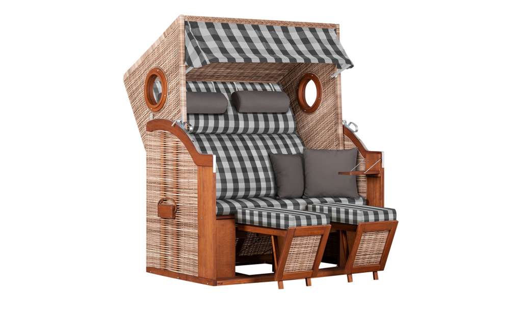 Strandkorb  Vitte ¦ holzfarben Garten > Garten Lounge-Möbel > Strandkörbe - Höffner