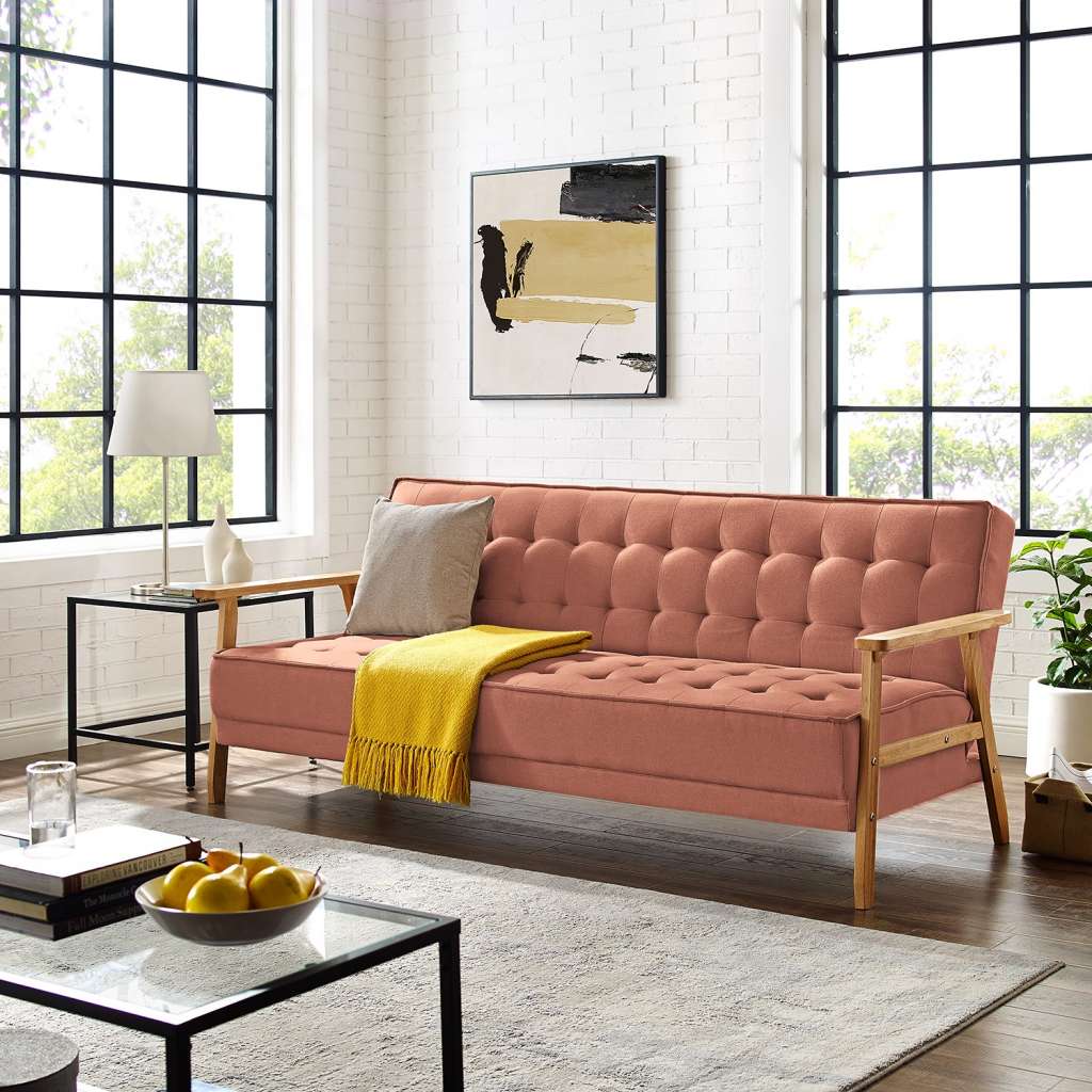 home24 Schlafsofa Mid Century II