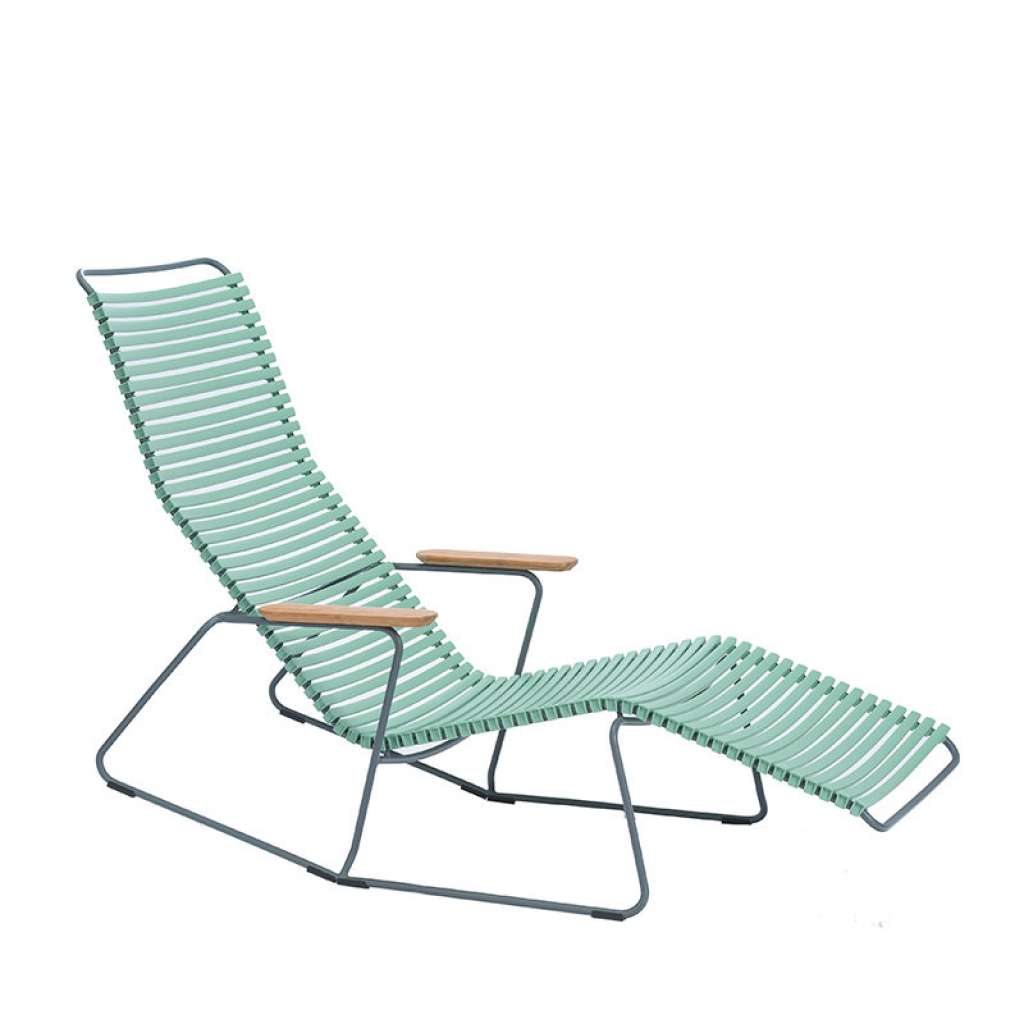 Houe - Click Sunrocker Liegestuhl - hellgrün - outdoor