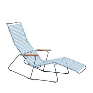 Houe - Click Sunrocker Liegestuhl - hellblau - outdoor