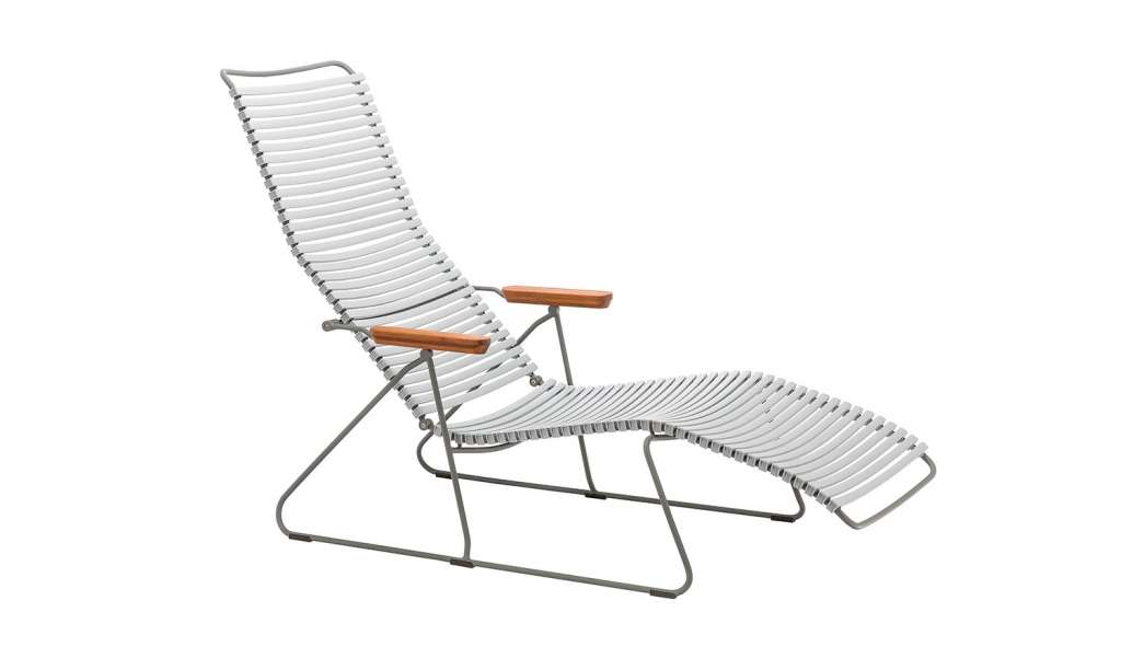 Houe - Click Sunlounge Liegestuhl - grau - outdoor