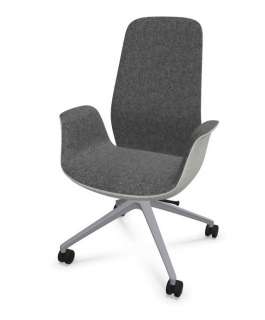 Profim - Ellie Pro 10HST Bürostuhl - Synergy  Vorderseite SY 15 / Rückseite SY 13 - indoor