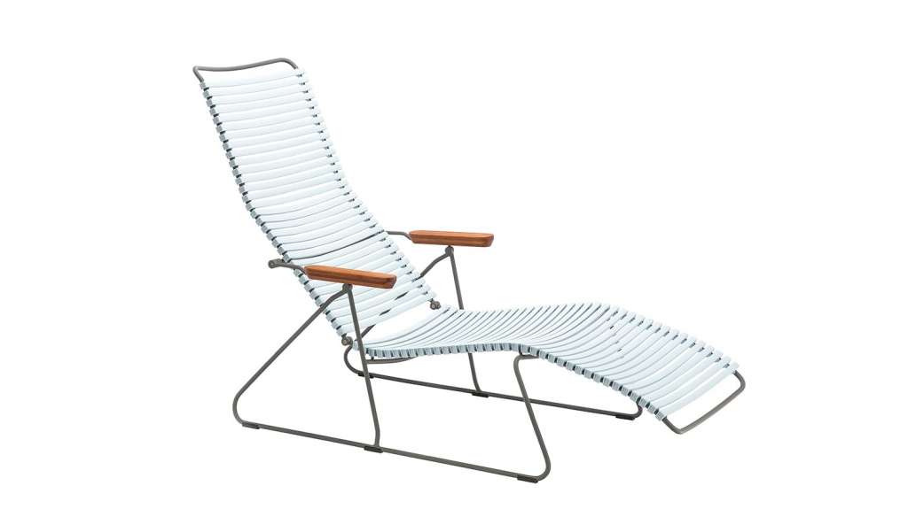 Houe - Click Sunlounge Liegestuhl - hellblau - outdoor