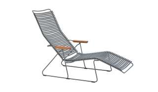 Houe - Click Sunlounge Liegestuhl - grau - outdoor