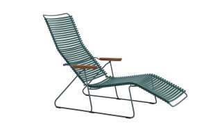 Houe - Click Sunlounger Liegestuhl - dunkelgrün - outdoor