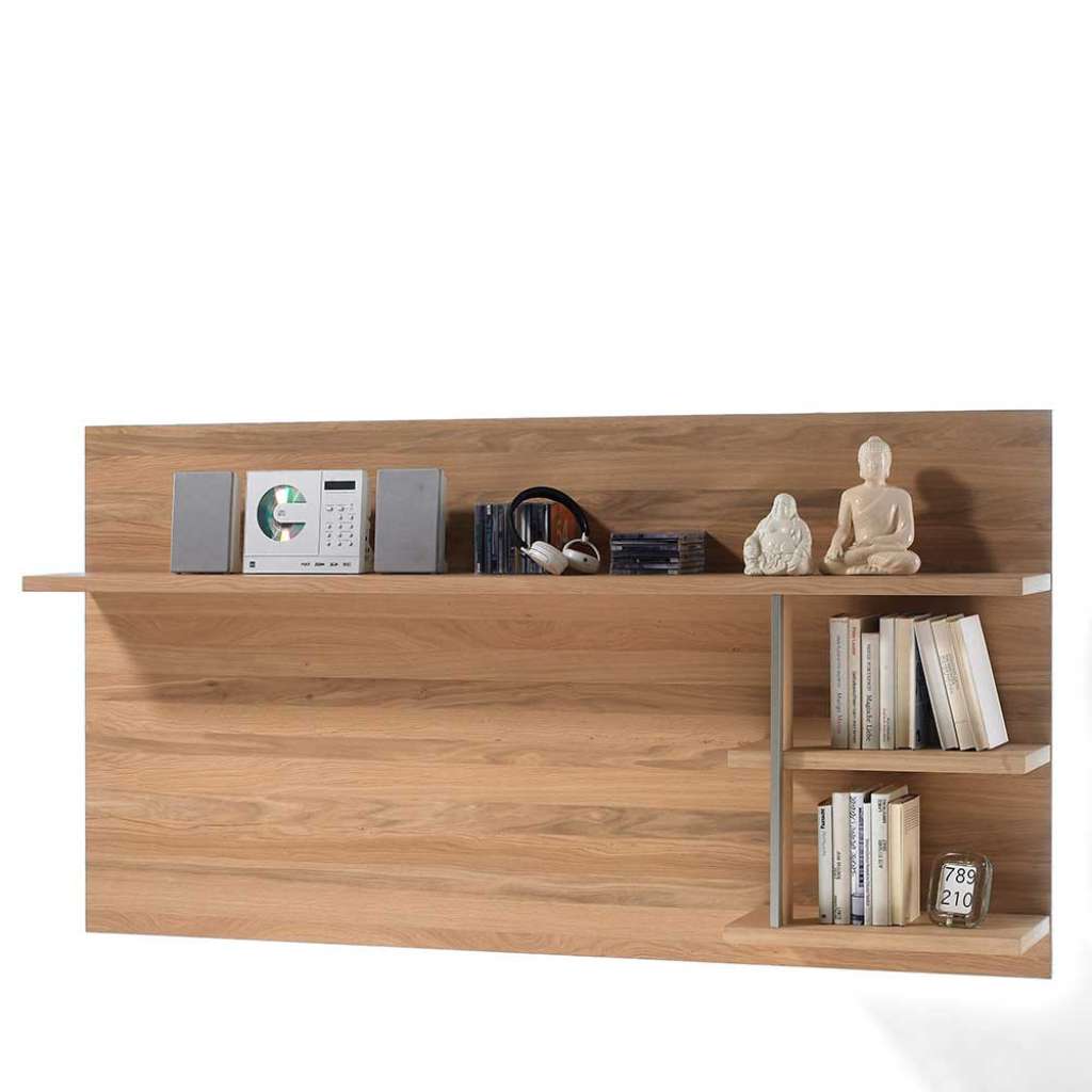 TV Wandboard in Asteiche Bianco furniert Landhausstil