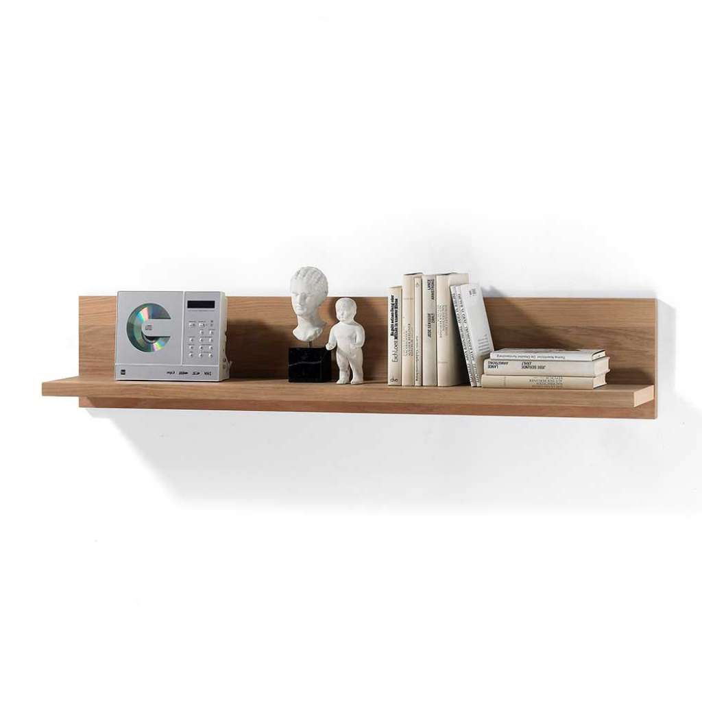 Wandregal in Asteiche Bianco furniert Landhausstil